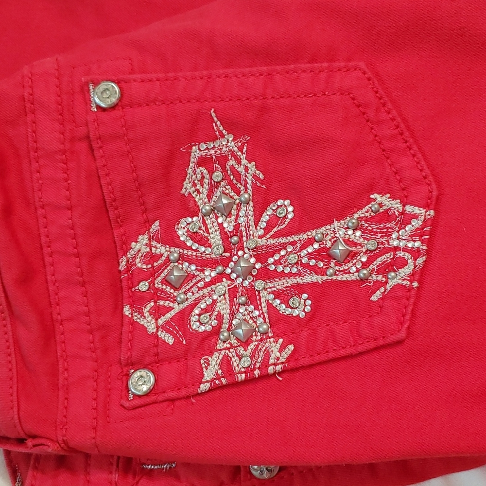Red Miss Me Jeans (213) - Picture 2 of 4
